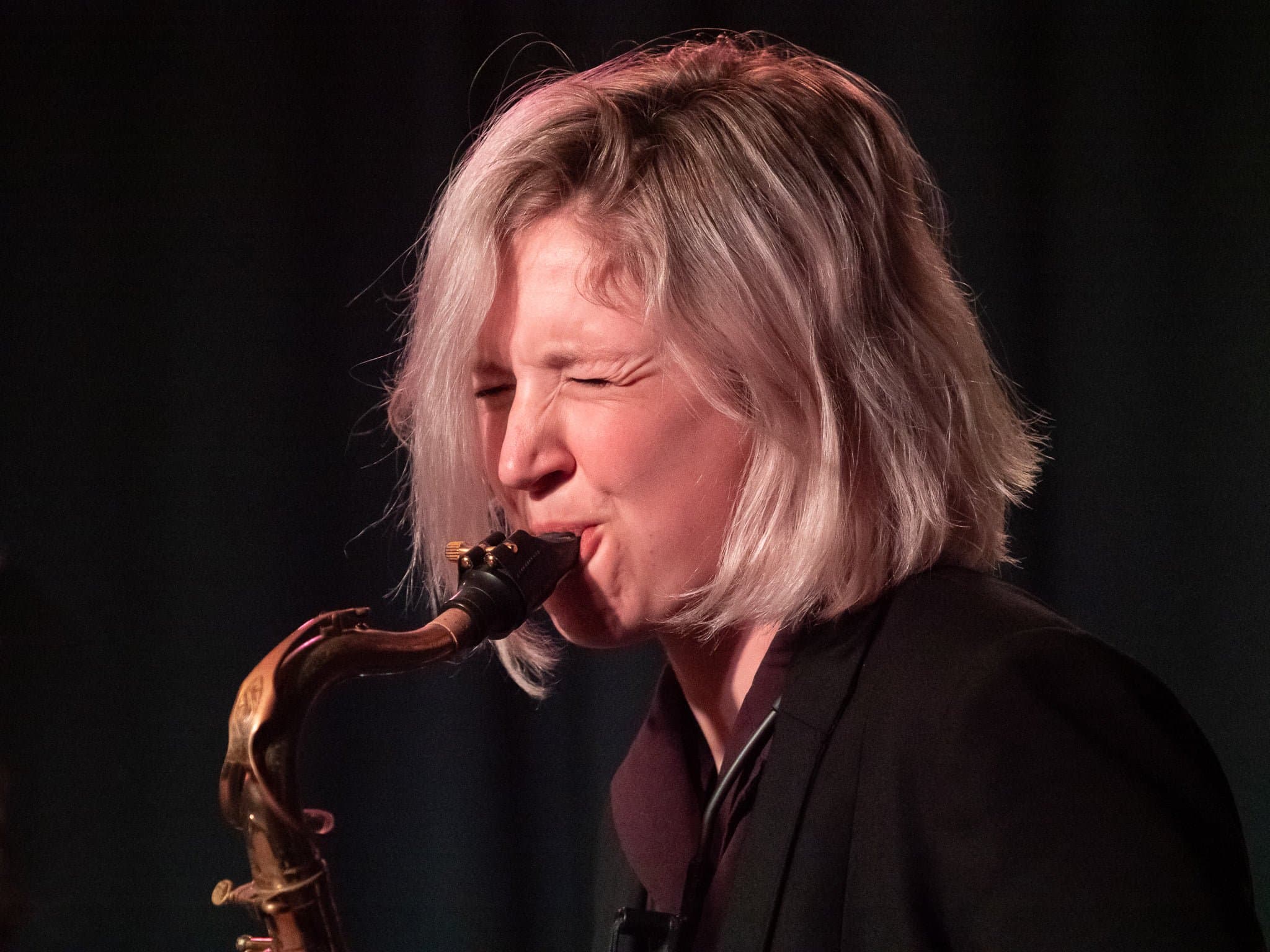 Claire Devlin Quartet performing at Frankie's Jazz Club